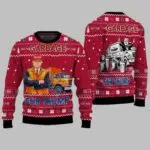 Trump Garbage For Trump Truck 2024 Ugly Christmas Sweater