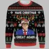 Trump Make Christmas Great Again Ugly Christmas Sweater 2 1