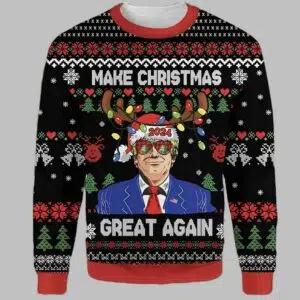 Trump Make Christmas Great Again Ugly Christmas Sweater 2 1