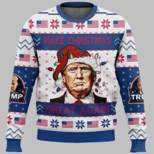 Trump Make Christmas Great Again Ugly Christmas Sweater 2