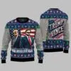 Trump Vance Make America Great Again 2024 Ugly Christmas Sweater 1