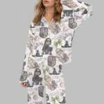 Wicked Fan Satin Pajama Set