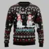 Wine Snowmies Ugly Christmas Sweater 2