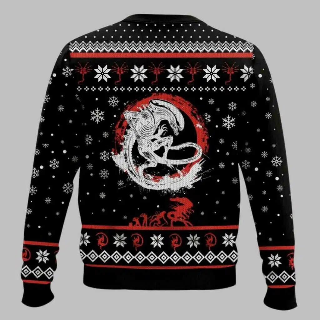 Xenomorph Alien Ugly Christmas Sweater 2