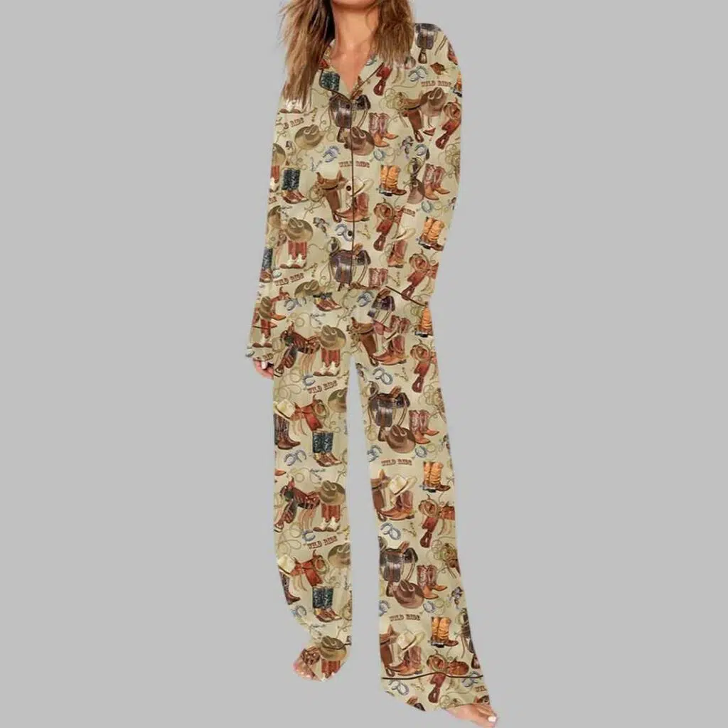 Yellowstone Western Ways Cowboy Pajama Set 2