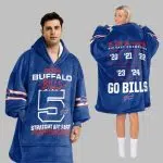 2024 Buffalo Football Unisex Blanket Hoodie