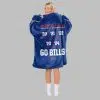 2024 Buffalo Football Unisex Blanket Hoodie 4