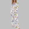 Airline Aircraft Satin Pajama Set 3