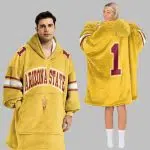 Arizona State Football Unisex Blanket Hoodie