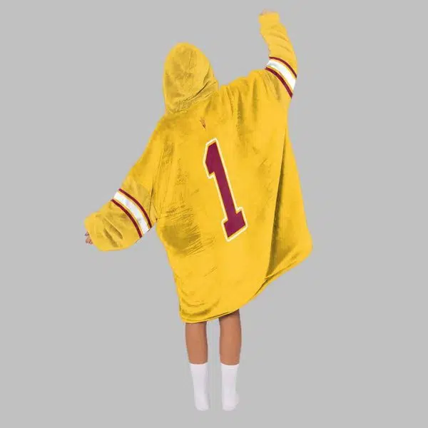 Arizona State Football Unisex Blanket Hoodie 4