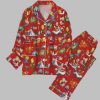 Bart Simpson Santa Christmas Pajamas Set 10 Bart Simpson Santa Christmas Pajamas Set 1