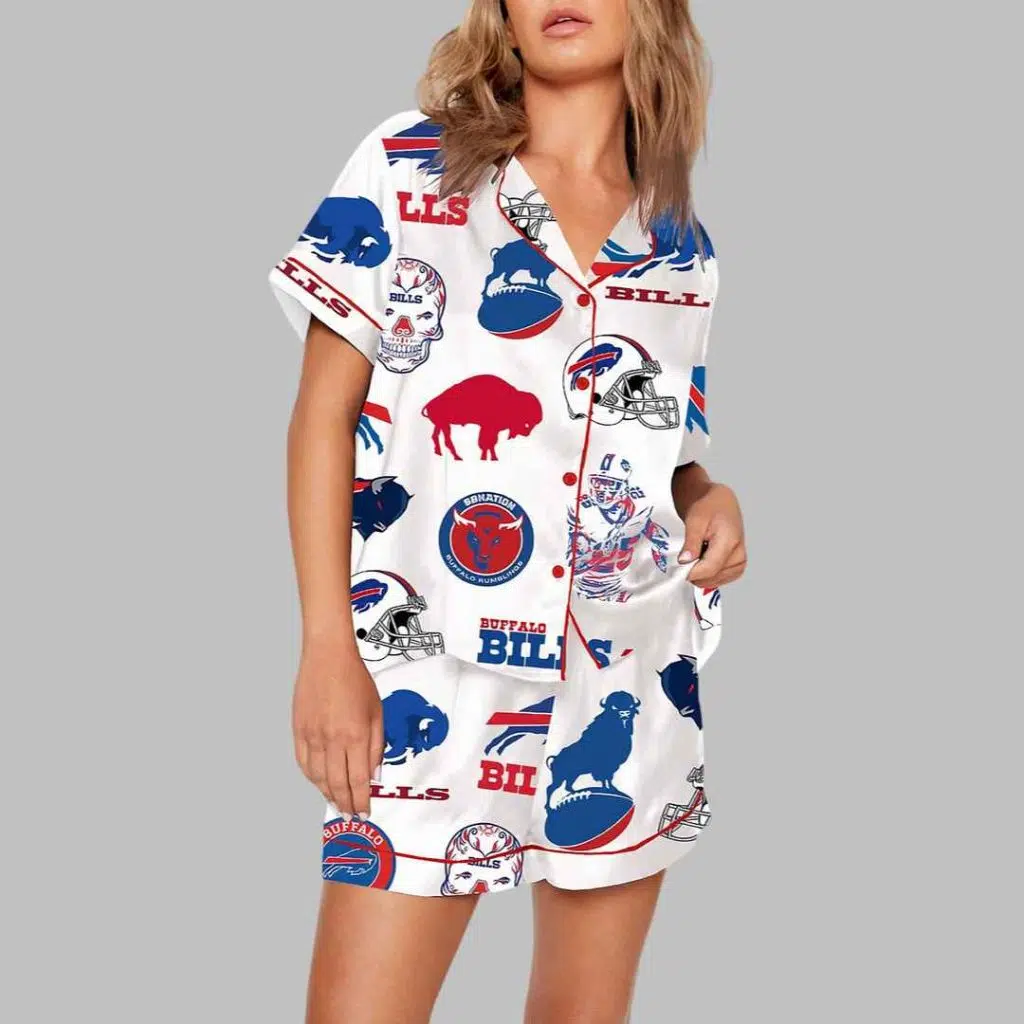 Bills Football Pajama Set 3 1