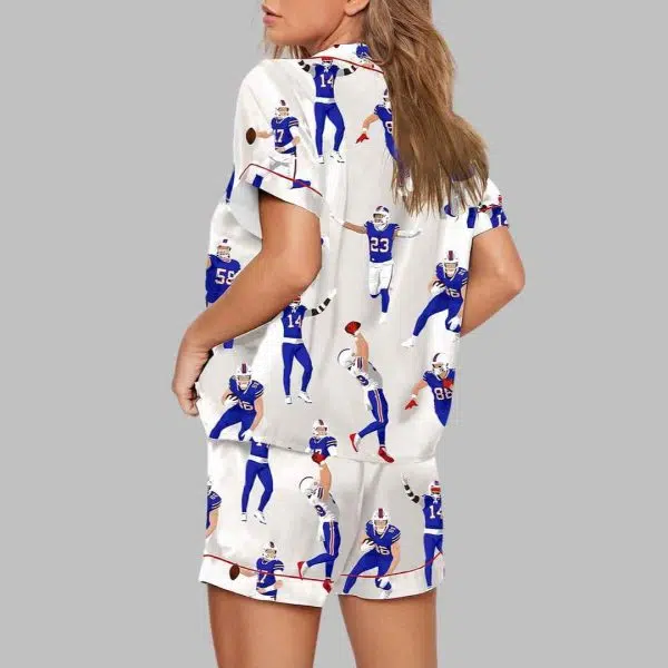 Bills Football Pajama Set 4