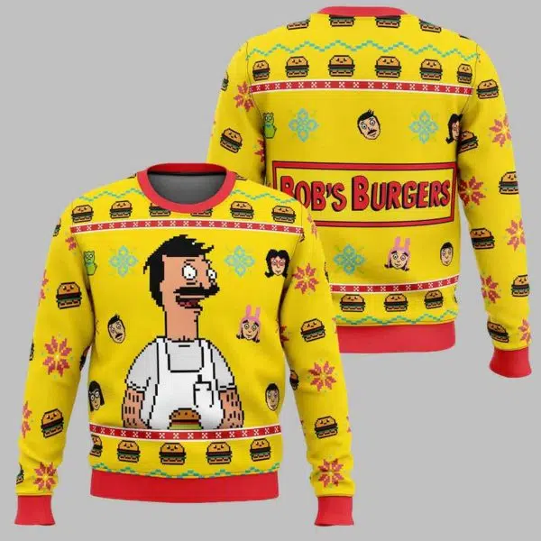 Bob Burgers Christmas Ugly Christmas Sweater 1