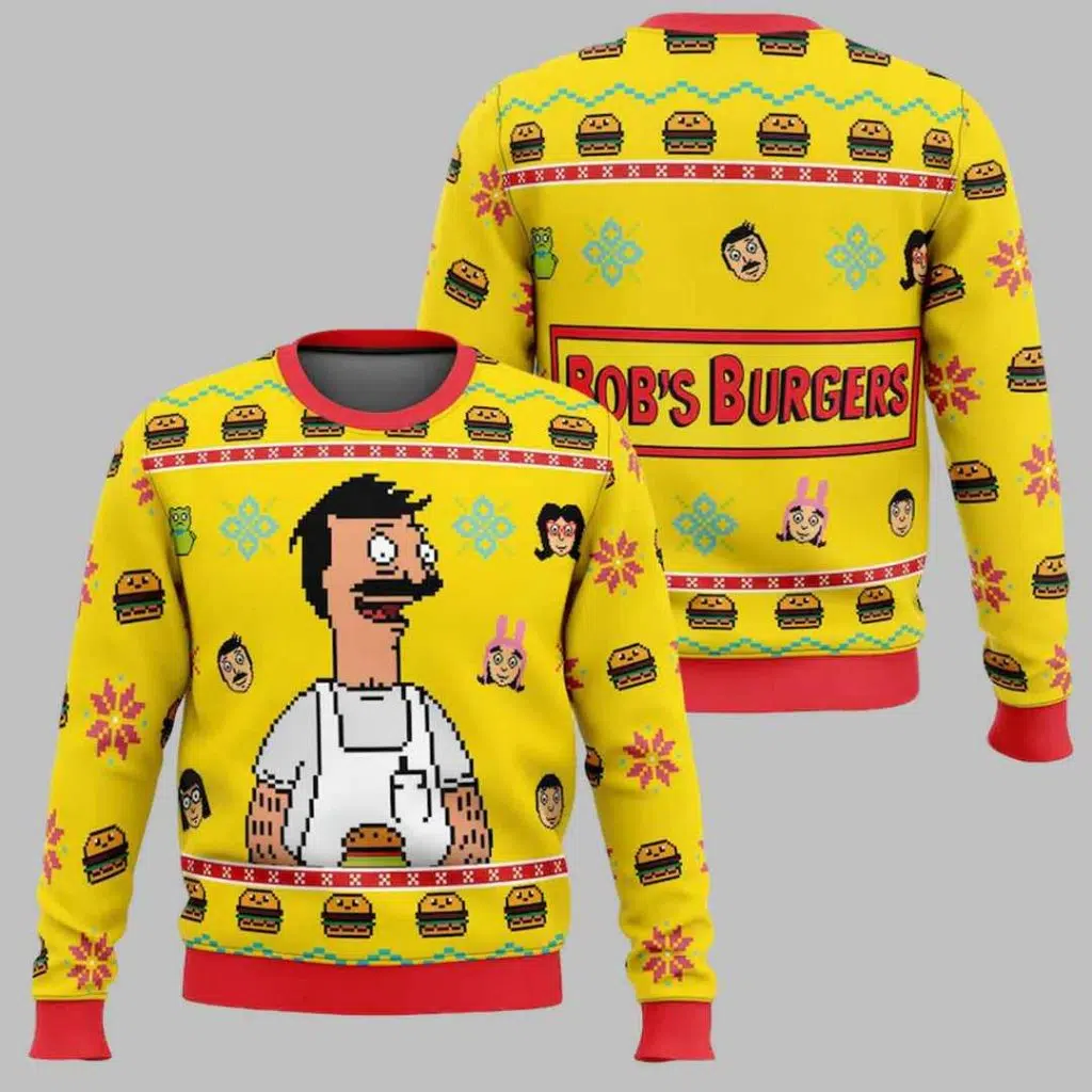 Bob Burgers Christmas Ugly Christmas Sweater 3