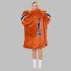 Boise State Football Blanket Hoodie 4