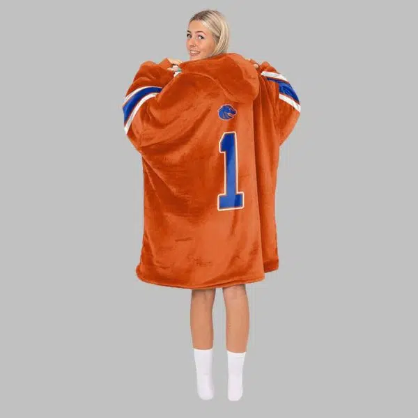 Boise State Football Blanket Hoodie 4