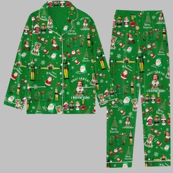 Buddy Elf Christmas Pajama Set 3