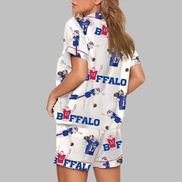 Buffalo Football Allen 17 Pajama Set 3