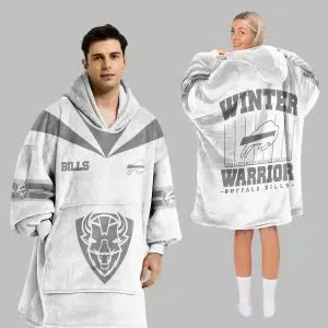 Buffalo Football Unisex Blanket Hoodie 1 1