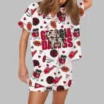 Bulldogs Football Pajama Set