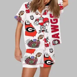 Bulldogs SEC Lets Go Pajama Set 1