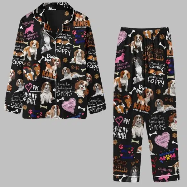 Cavalier King Charles Spaniel Pajama Set 3