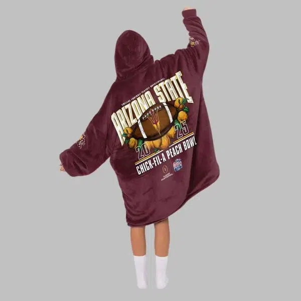 Champions Arizona State Football Unisex Blanket Hoodie 3