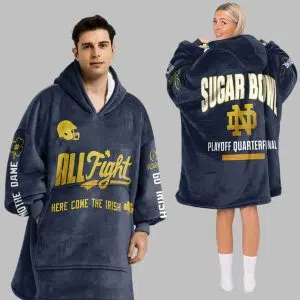 Champions Notre Dame Football Unisex Blanket Hoodie