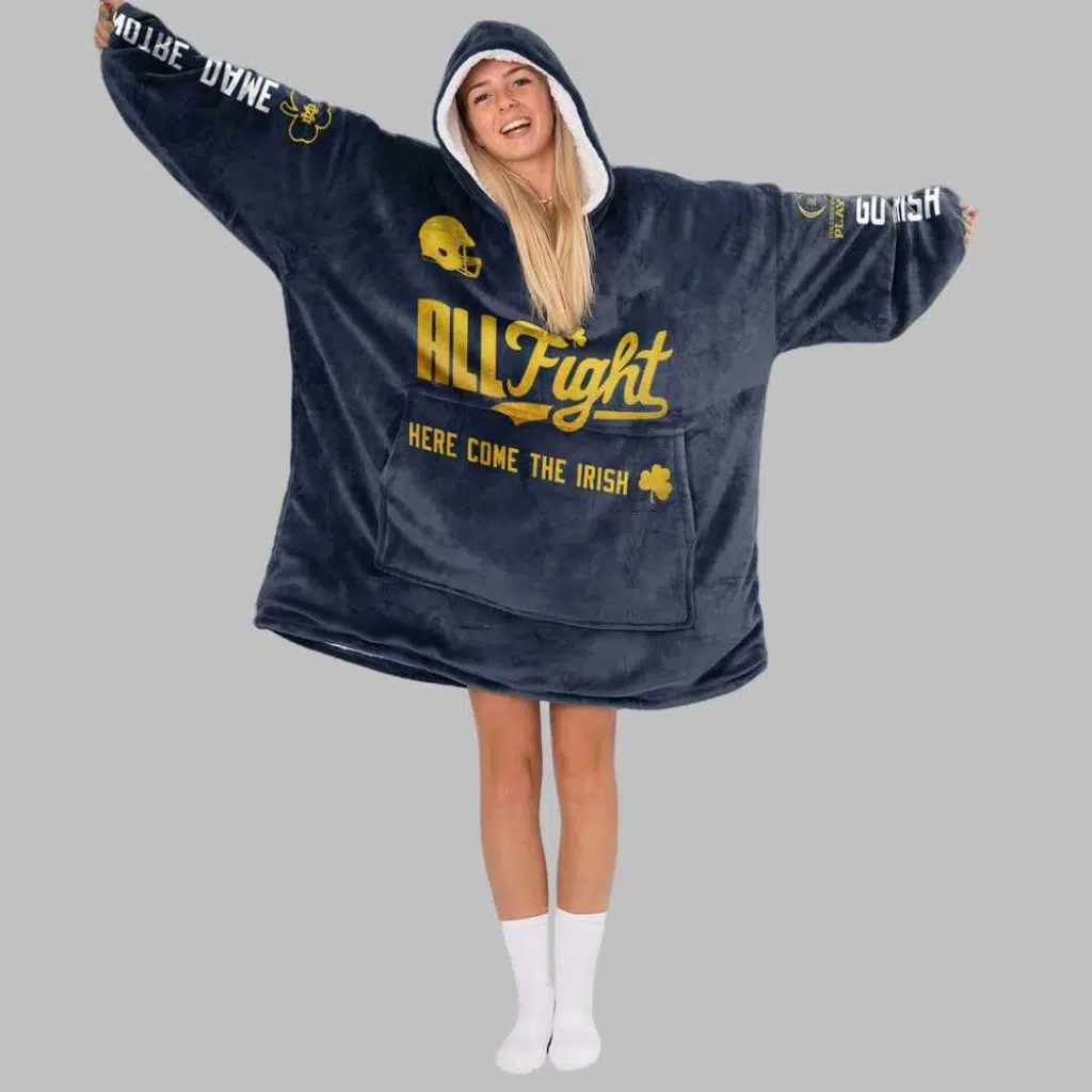 Champions Notre Dame Football Unisex Blanket Hoodie