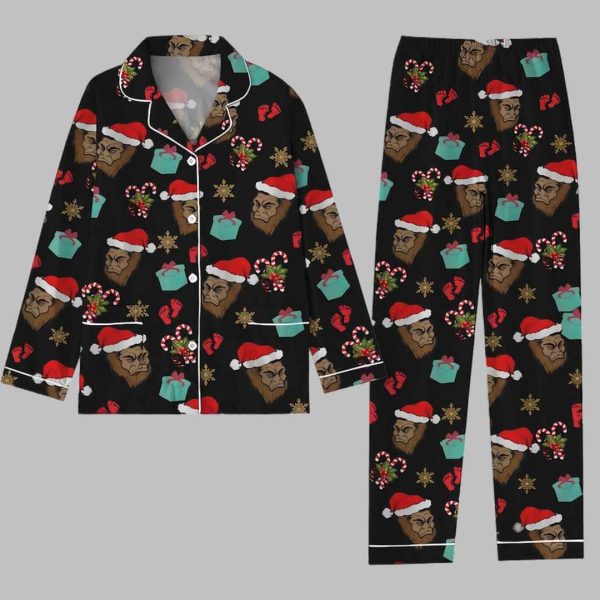 Christmas Bigfoot Pajamas Set 3