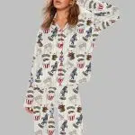 Circus Cute Animal Art Print Pajama Set