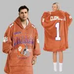 Clemson Football Unisex Blanket Hoodie