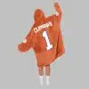 Clemson Football Unisex Blanket Hoodie 4