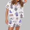 Colorful Paws Dog Mama Pajama Set 1