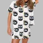 Crystal Luna Printed Pajama Set