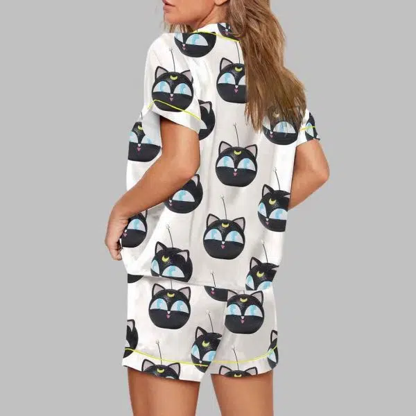 Crystal Luna Printed Pajama Set 4