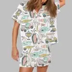 Cute Golf Sport Pajama Set