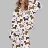 Dachshund Satin Pajama Set 1