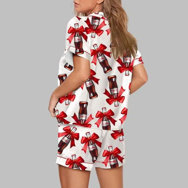 Diet Coke Coquette Bow Pajama Set 4