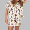 Dogs Aperol Spritz Old Fashioned Pajama Set 2