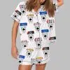 Doodlebob Beer Print Pajama Set 2