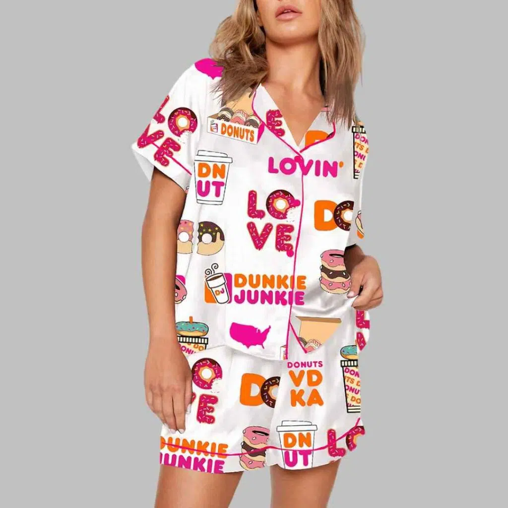 Dunkie Junkie Love Pajama Set 3