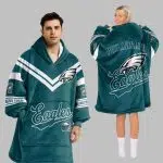 Eagles Football Unisex Blanket Hoodie