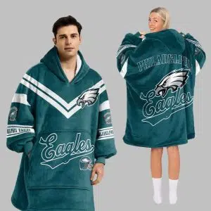 Eagles Football Unisex Blanket Hoodie 2