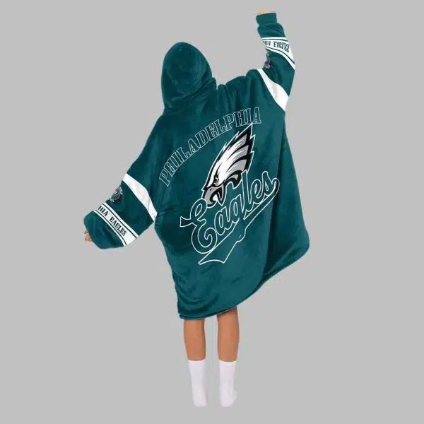 Eagles Football Unisex Blanket Hoodie 4