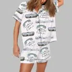 Forgive My Northern Attitude Print Pajama Set