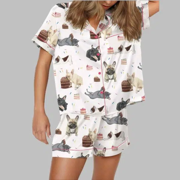 French Bulldog Party Pajama Set 2