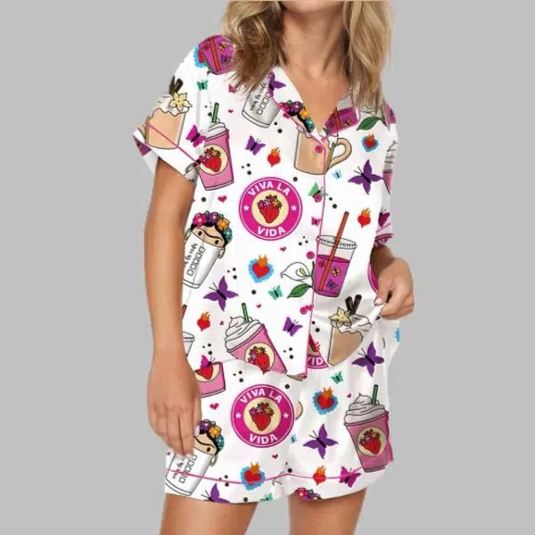 Frida Satin Pajama Set 3