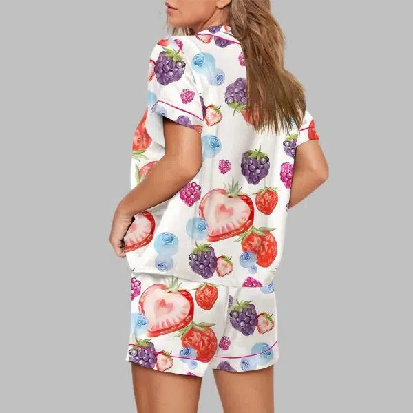 Fruit Print Pajama Set 4